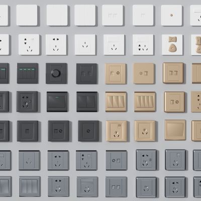 开关插座 开关面板 插座面板