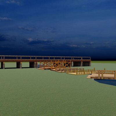 景观木桥 庭院景观木桥 枯山水小木桥 木桥