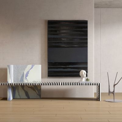 玄关时尚艺术条凳