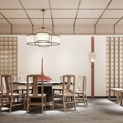 新中式餐厅包厢