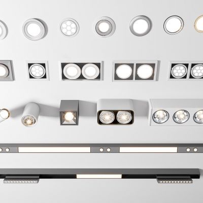 现代筒灯射灯磁吸灯轨道灯