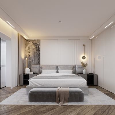 现代卧室