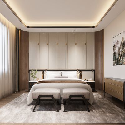 新中式卧室