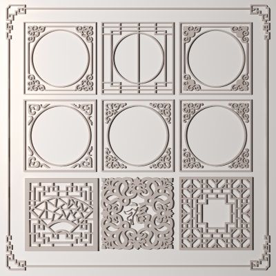新中式镂空花格