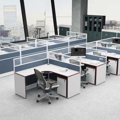 现代办公职员桌