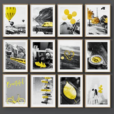 现代风景装饰画，挂画