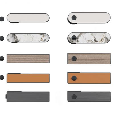 现代极简门把手拉手