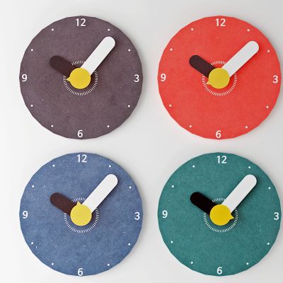 现代布艺挂钟,钟表