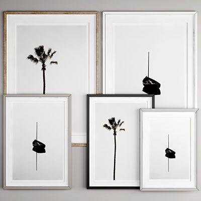 现代抽象装饰挂画，立体画