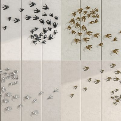 新中式燕子墙饰挂件