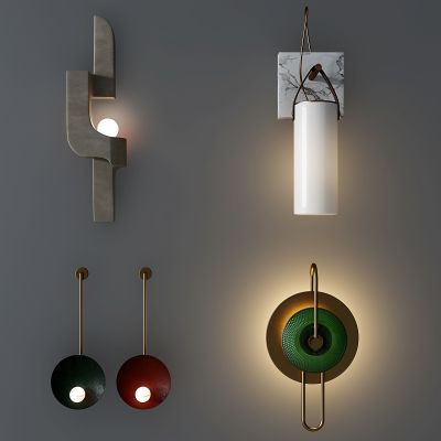 现代壁灯组合