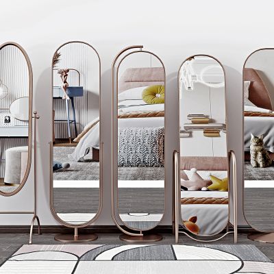 现代落地穿衣镜，试衣镜