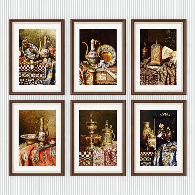 美式餐具装饰挂画，画框