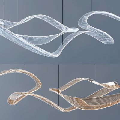 现代异形水晶艺术吊灯
