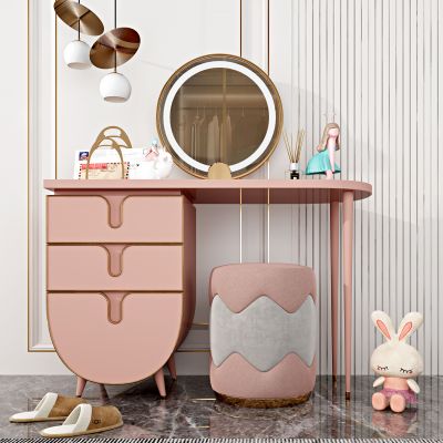 北欧儿童梳妆台