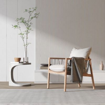 现代木质休闲椅