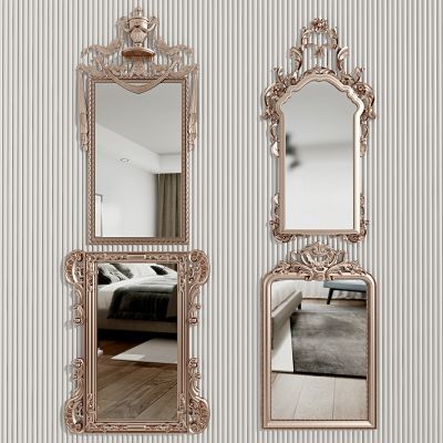 古典雕花镜子，装饰镜