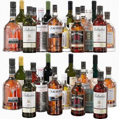 现代酒瓶子，洋酒 ,酒水,