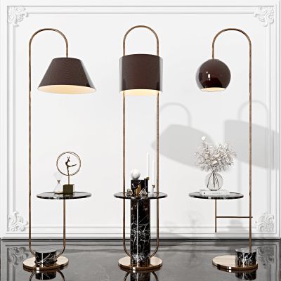 现代落地灯组合