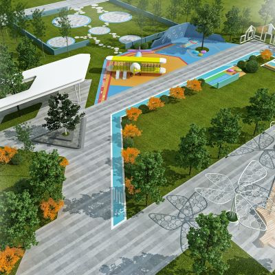 现代公园园林景观