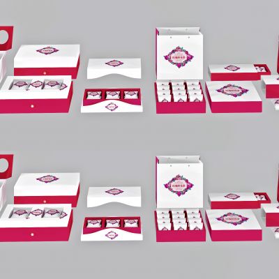 现代食品包装盒