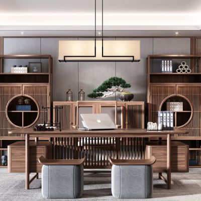 新中式风格书房