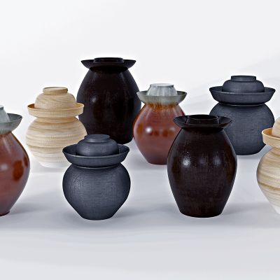 现代陶瓷坛子陶罐，罐子