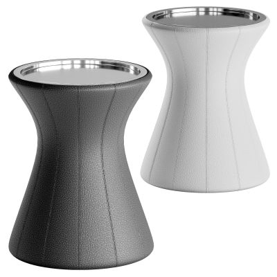 现代金属皮革边几,角几,圆几