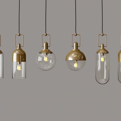 工业风灯泡小轻奢吊灯