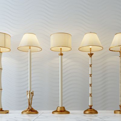 美式落地灯组合