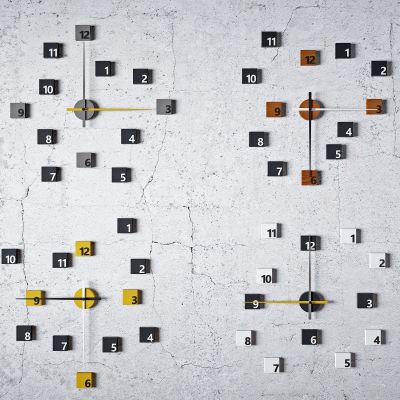 现代方块挂钟,钟表