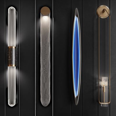 现代壁灯组合无灯