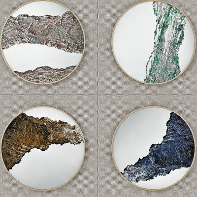 新中式山水装饰挂画，