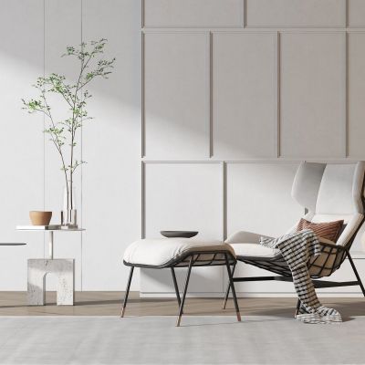 现代休闲椅茶几组合