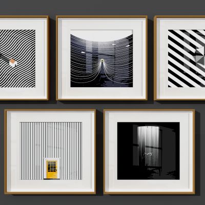 现代抽象装饰挂画