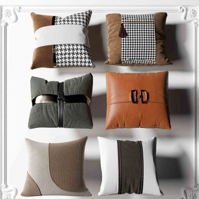 现代轻奢抱枕，靠包座垫组合