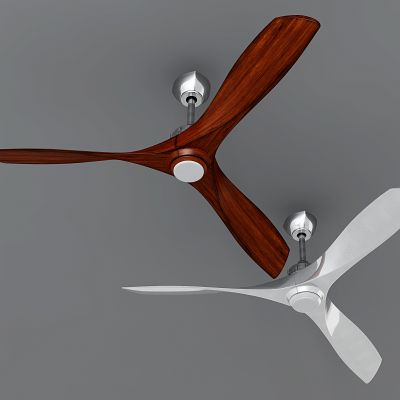 现代吊扇灯 吊灯3D模型