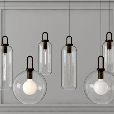 现代吊灯3D模型