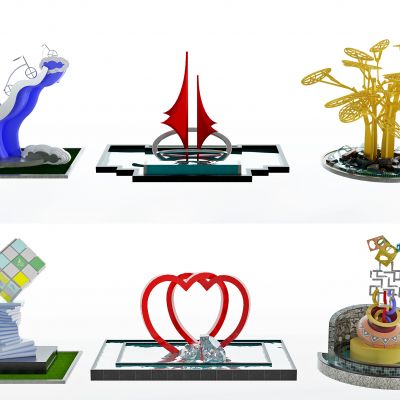 现代创意公园景观雕塑文化景观小品