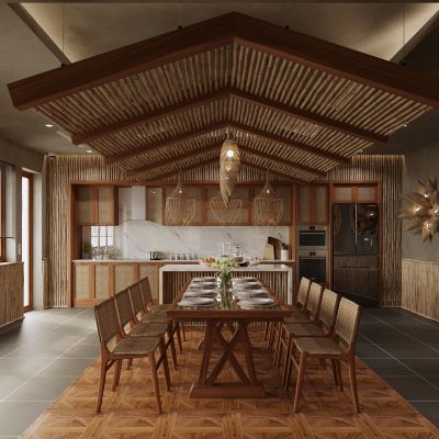 侘寂民宿别墅餐厅