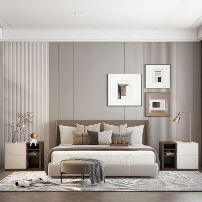 现代轻奢家居卧室