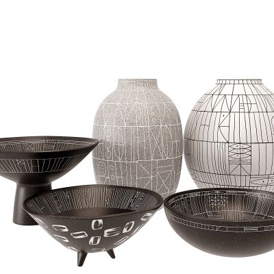 现代陶瓷装饰品,陶器,陶罐 ，罐子()