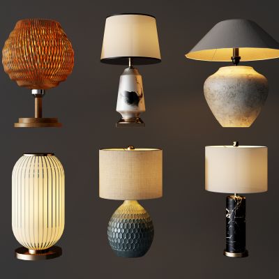 东南亚台灯组合