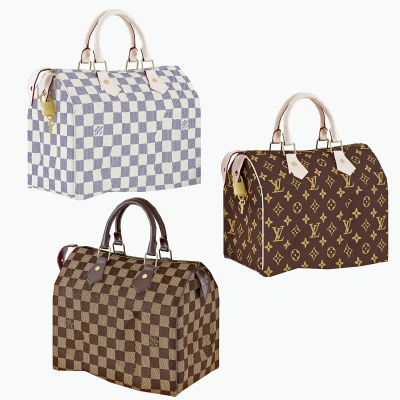 现代皮革LV包,手提包,