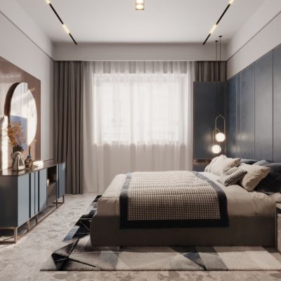 现代卧室