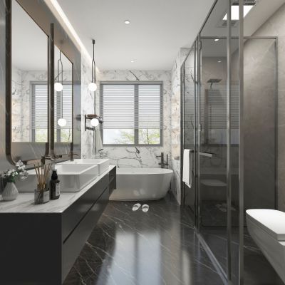 02卫生间,马桶,浴缸,洗手池，洗手台洗漱用品