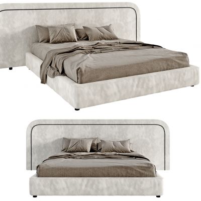 现代双人床 床具