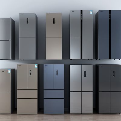 现代智能单开门双开门冰箱