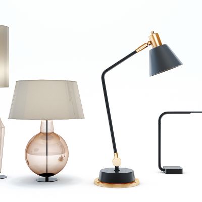 现代时尚台灯灯具组合