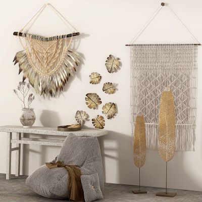 复古羽毛装饰品,懒人沙发